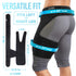 JJ CARE Hip Brace - 1 Pc Ortho Wrap Hip Brace for Sciatica | Stretchable Support Wrap with Thigh and Hamstring Braces - Fits up to 45" Waistline | Non-Slip Neoprene Design for Men and Women